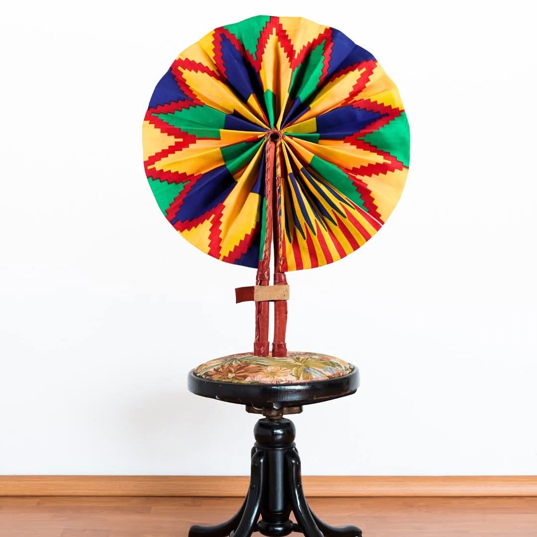 Leather Fan - Tete's African Interiors