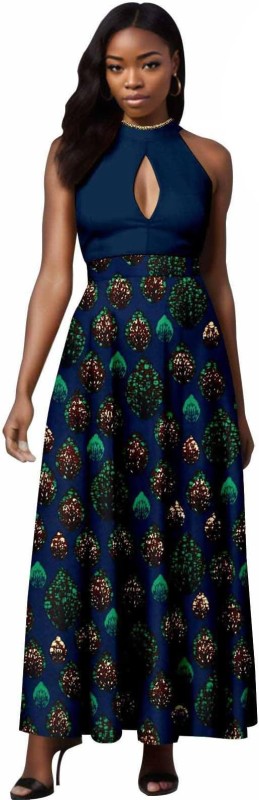SJHKXAHY Robes Africaines Traditionnelles Pour Femmes Robe De Soirée Africaine Dashiki Imprimée Ankara Sans Manches