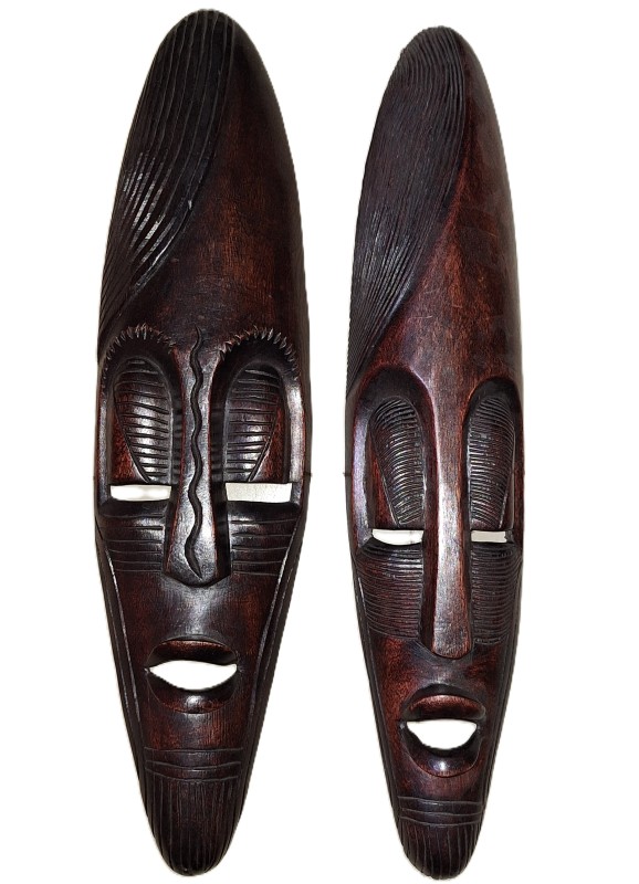 Wooden Mask Wall Hanging Wall