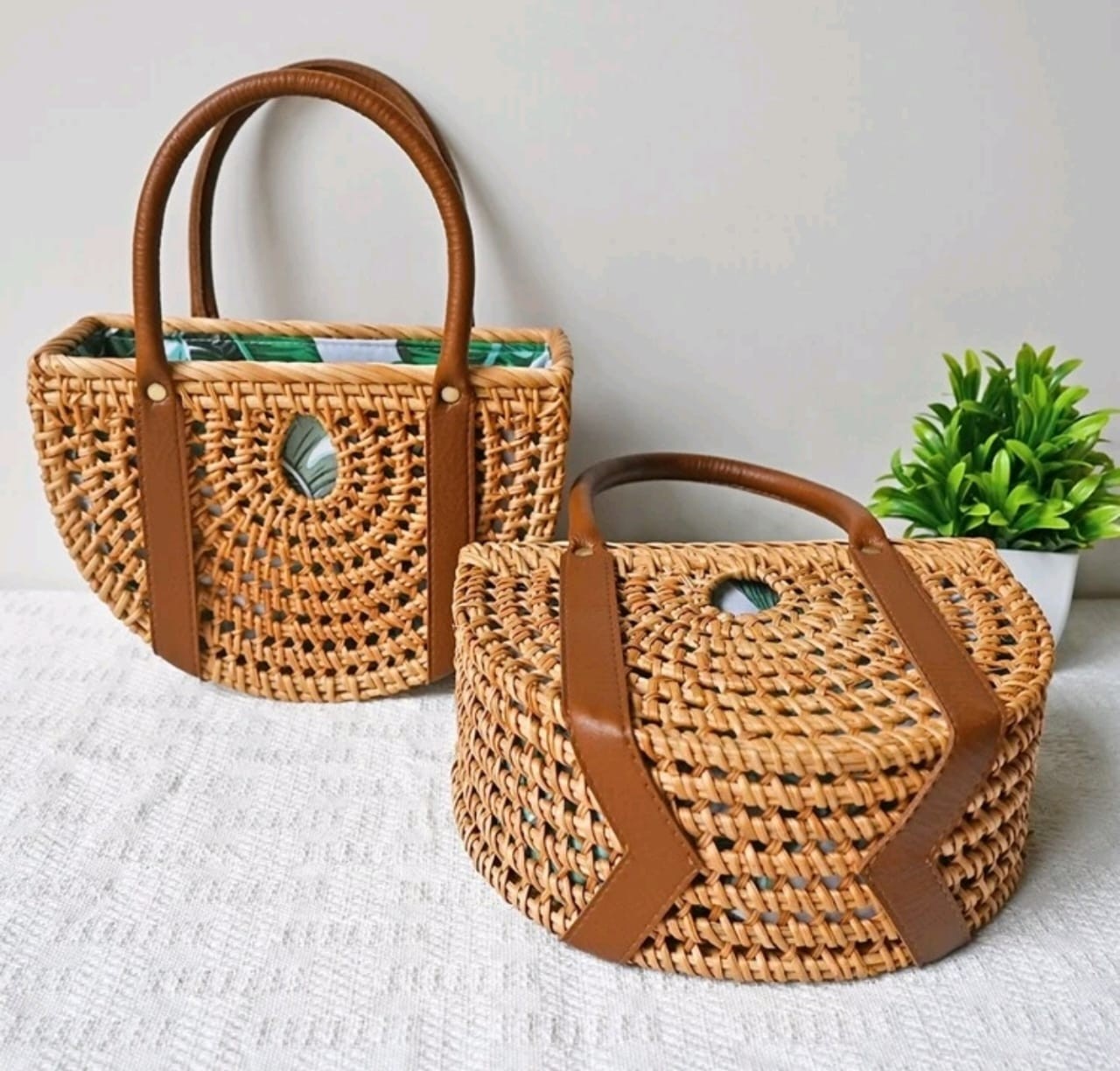 Woven Side Bag