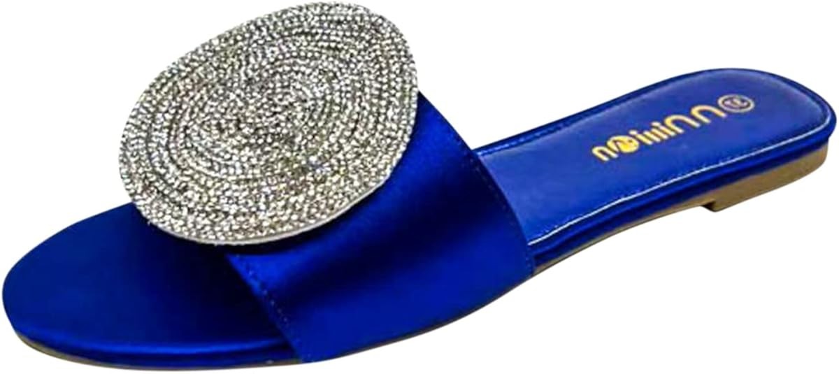 Slippers Summer Shoes for Women Sandals Women's Summer Flat African Sandals Outwearing Rhinestone Sandals And Slippers