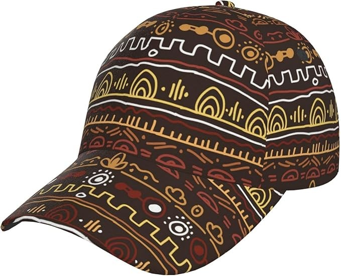 African Art Baseball Cap African Sun Hat Adjustable Cap African Hat African Hat Trucker Hat