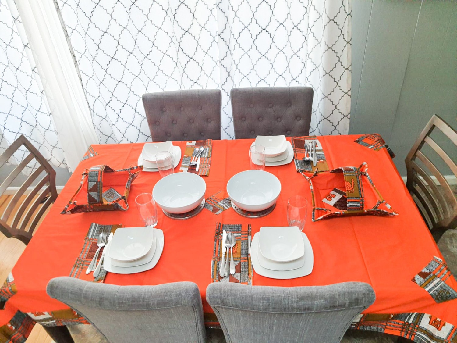 Table Clothing Set (6 or 8 Person)