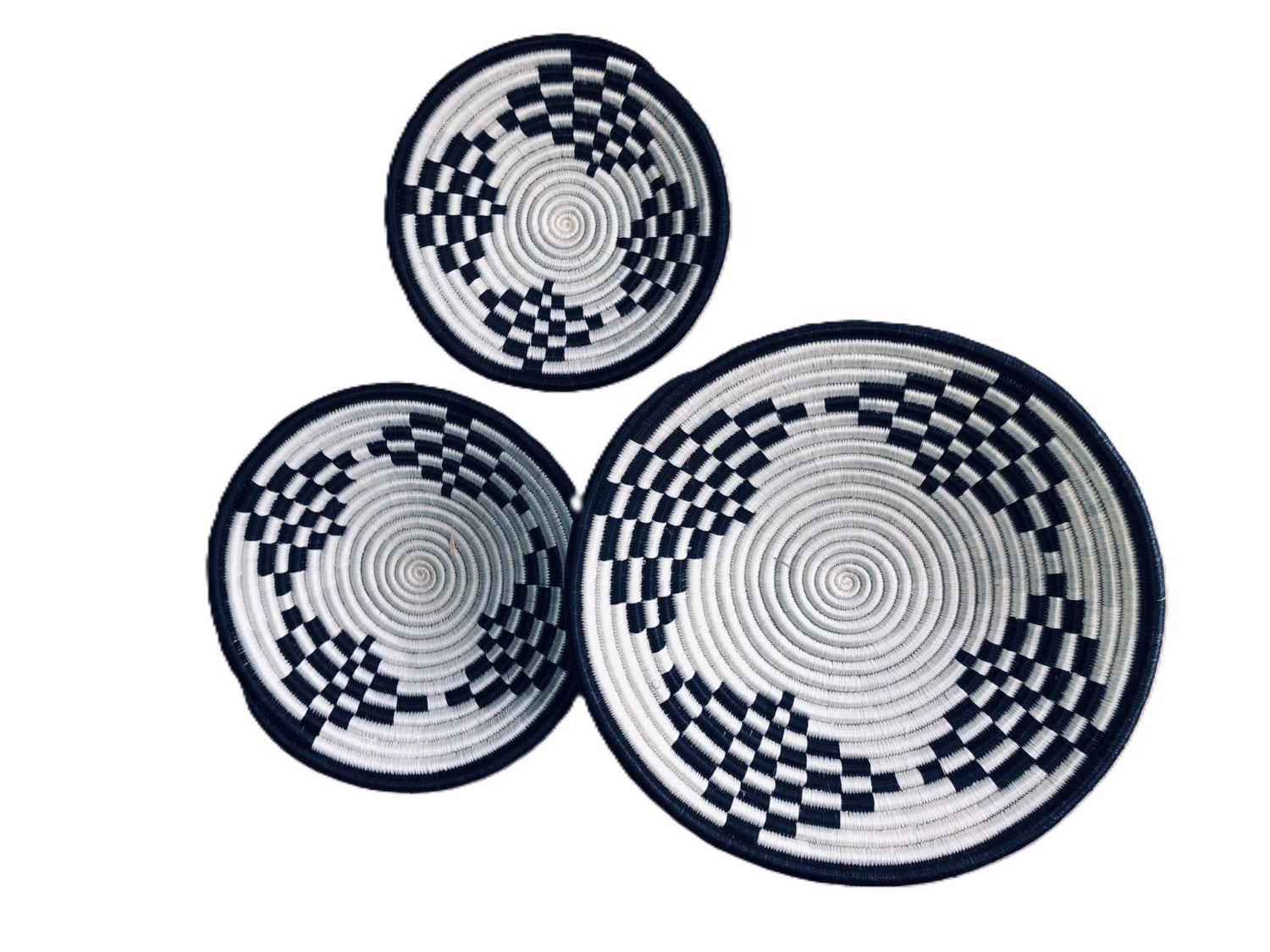 Peace Basket, Handwoven Decorative Basket #4