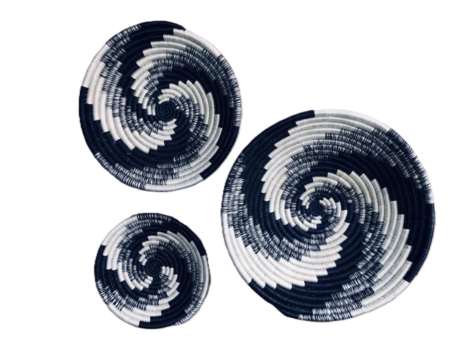 Peace Basket, Handwoven Decorative Basket #2