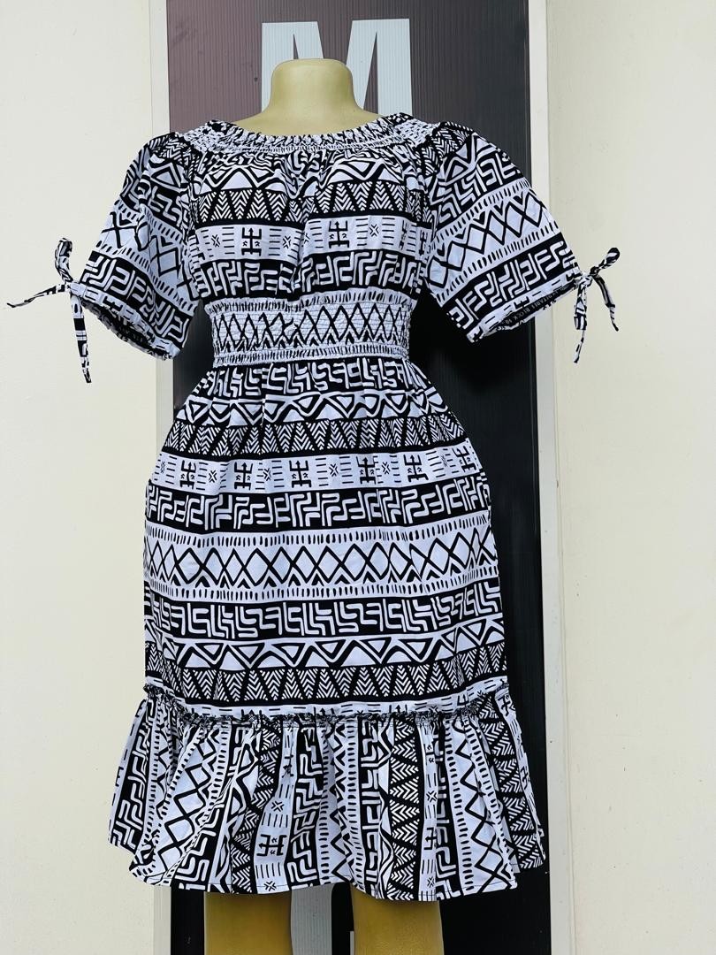 Kitenge Fashion Design Short Dress
