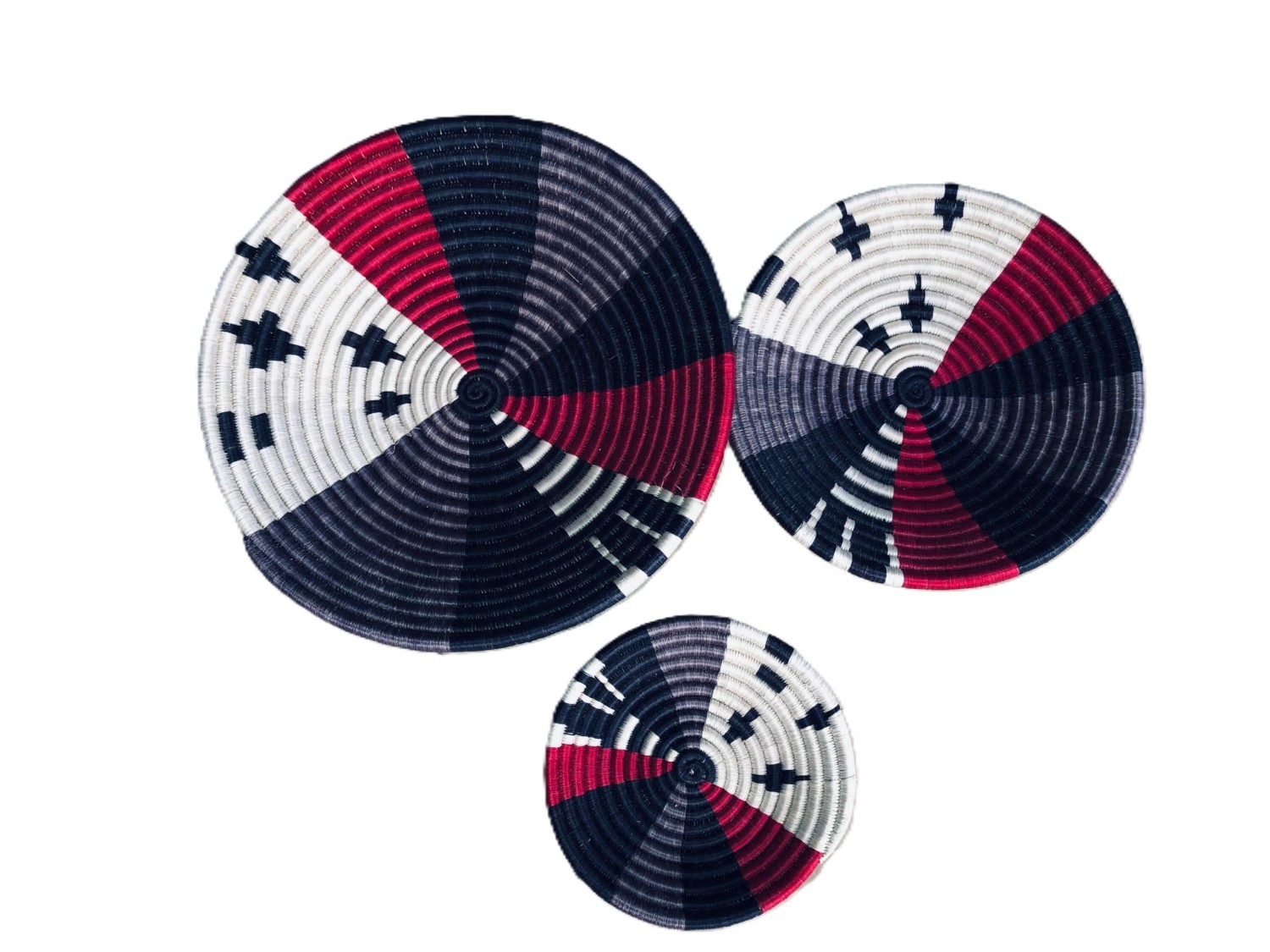 Peace Basket, Handwoven Decorative Basket #1