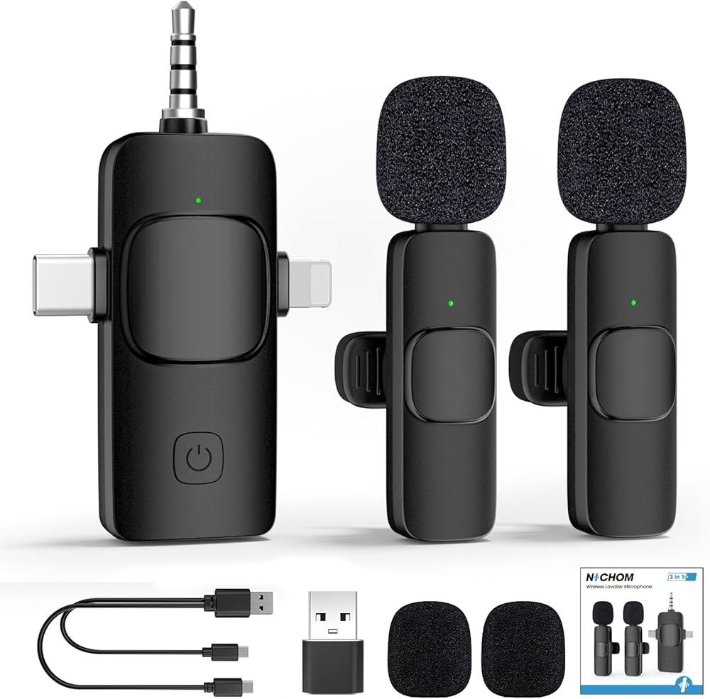 3in1 Wireless Dual Microphone