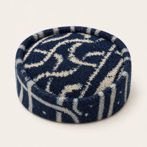 Chapeau Ndop Traditionnel – Élégance Artisanale du Cameroun