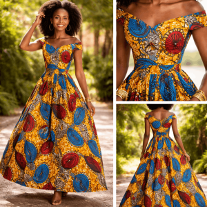 AFRICAN WAX DRESS