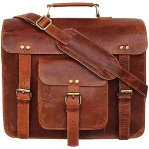 Sac Cartable en Cuir Vintage – Style Business & Voyage