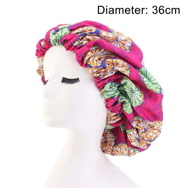 Oversized African Print Double Sleeping Hat - Image 3