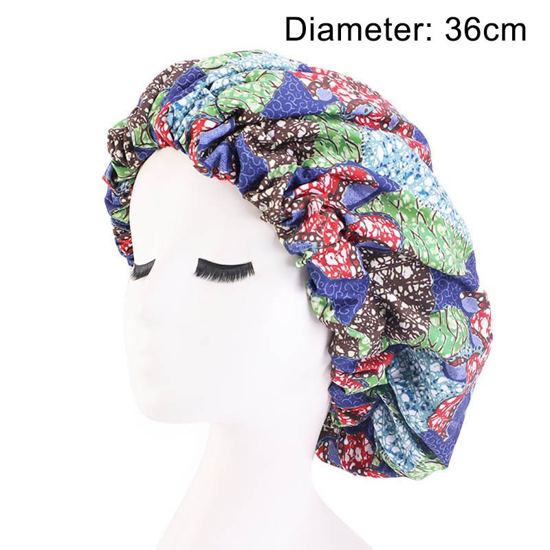 Oversized African Print Double Sleeping Hat - Image 4