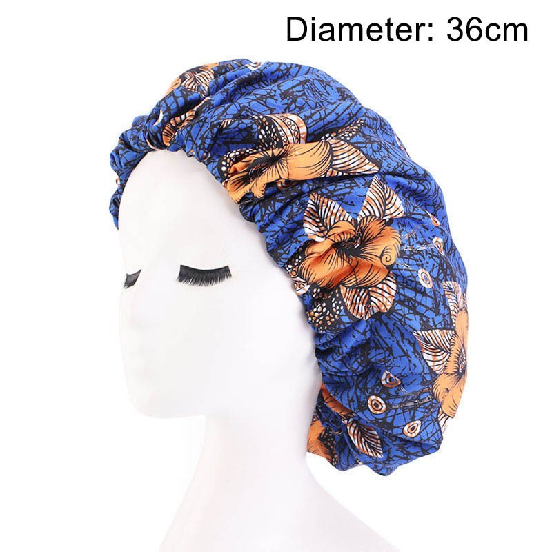 Oversized African Print Double Sleeping Hat - Image 5