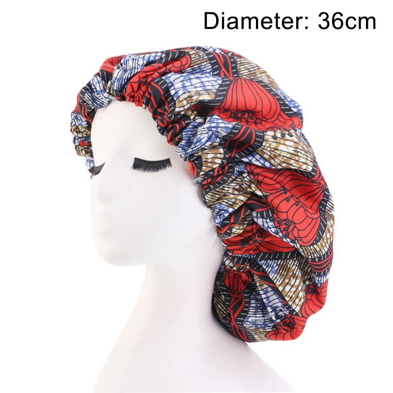 Oversized African Print Double Sleeping Hat - Image 6