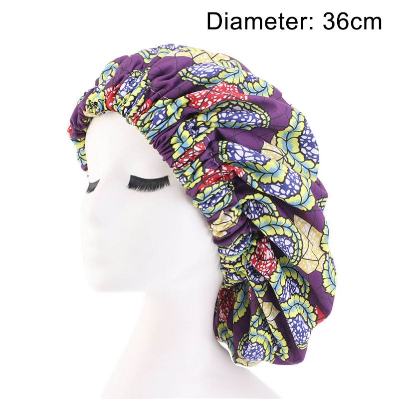 Oversized African Print Double Sleeping Hat - Image 9