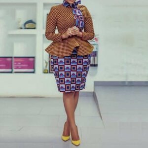 Fashion Women's Printed Two-piece Set Africa