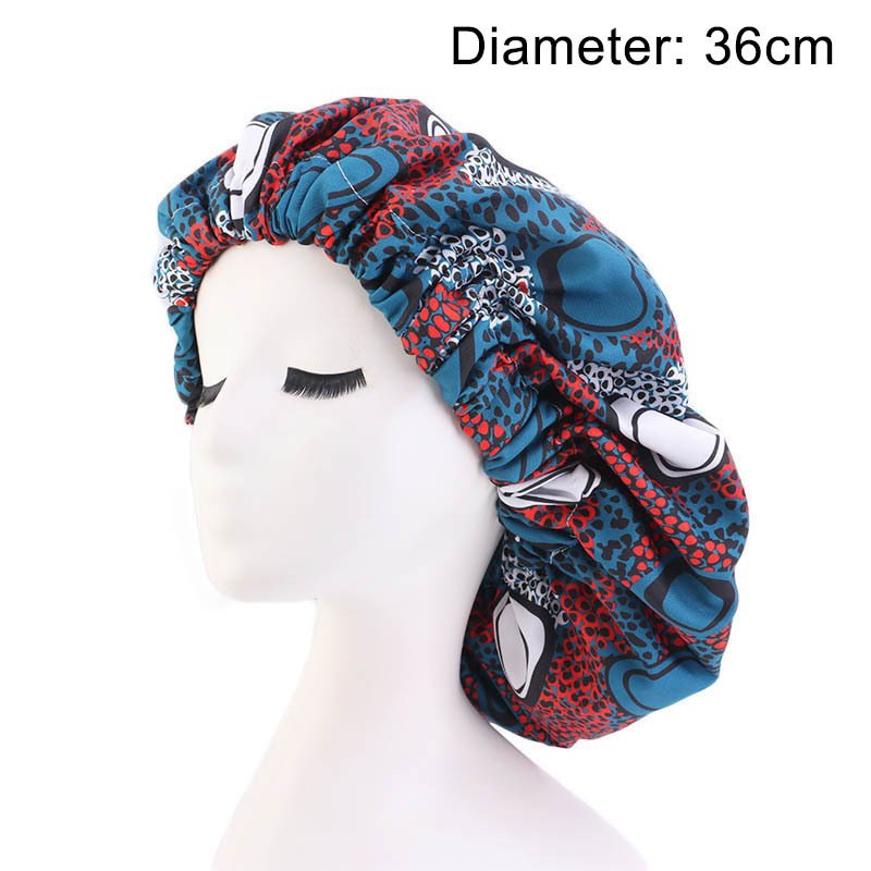 Oversized African Print Double Sleeping Hat - Image 10