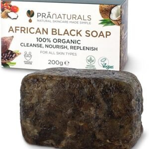 PraNaturals Savon Noir Africain Pur 100% Bio, Éthique